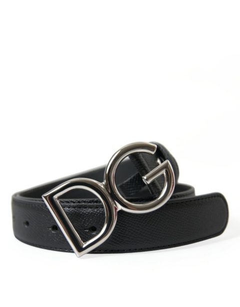 Dolce & Gabbana Leather DG Logo Buckle Women’s Belt