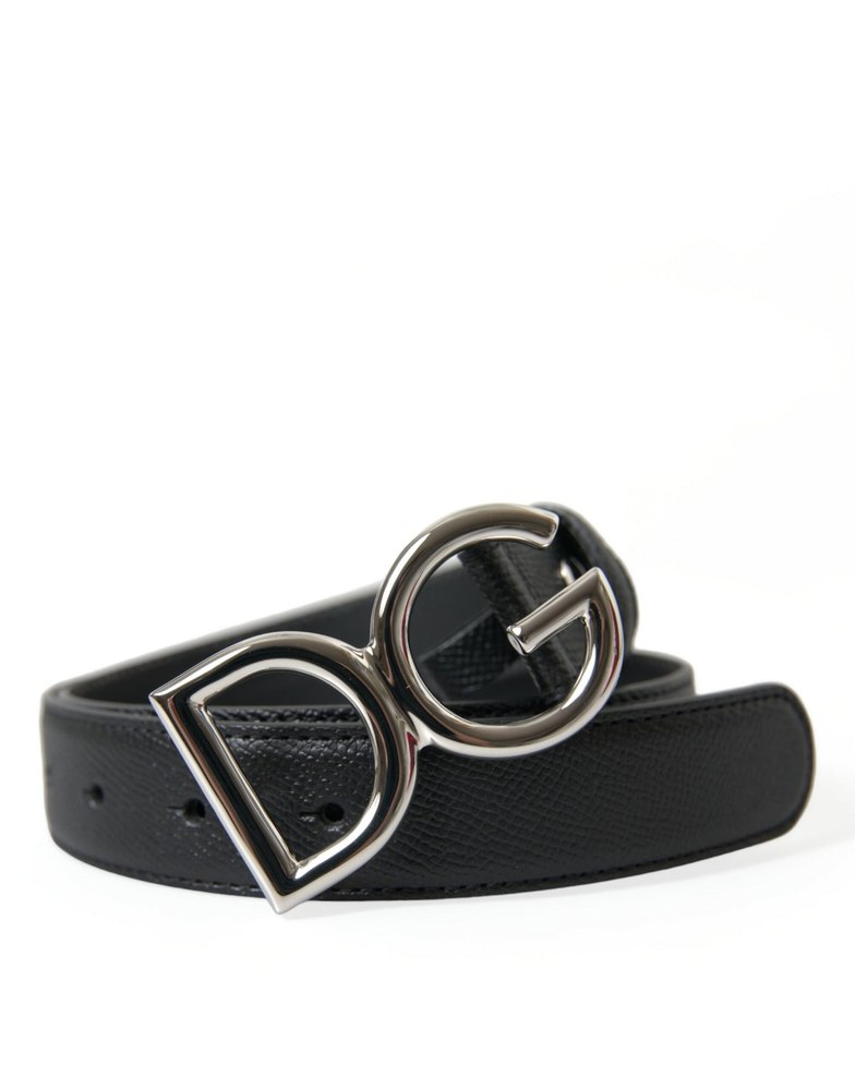 Dolce & Gabbana Leather DG Logo Buckle Women’s Belt