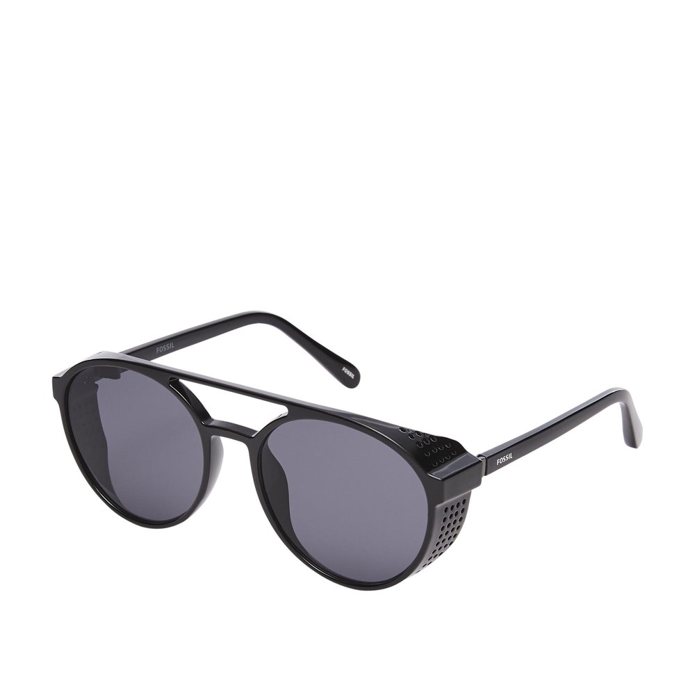 Fossil Men’s Round Sunglasses