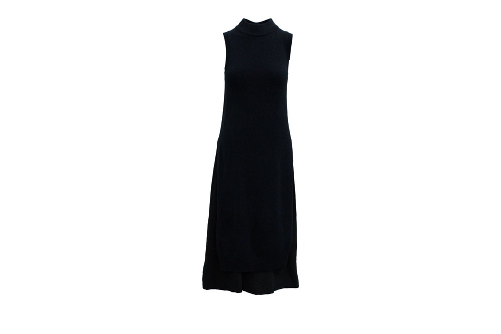 Joseph Joy Dress in Navy Blue Wool 7833158582332