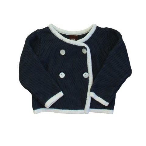 Tea Girls Navy | White Cardigan 7805824073788