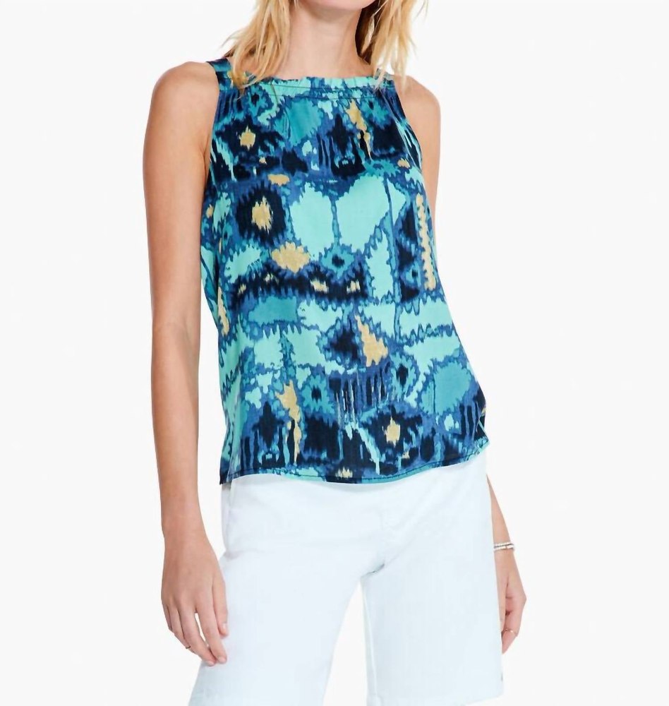 Summer Solstice Tank In Blue Multi