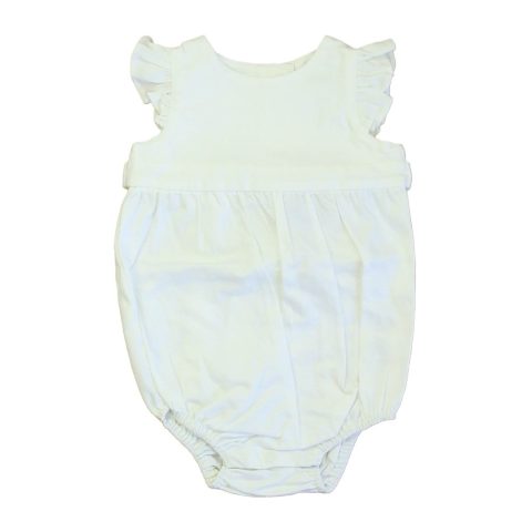 Classic Prep Girls Bright White Romper 7805824499772