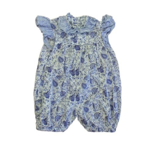 Glorimont Girls Blue | White Romper 7805824598076