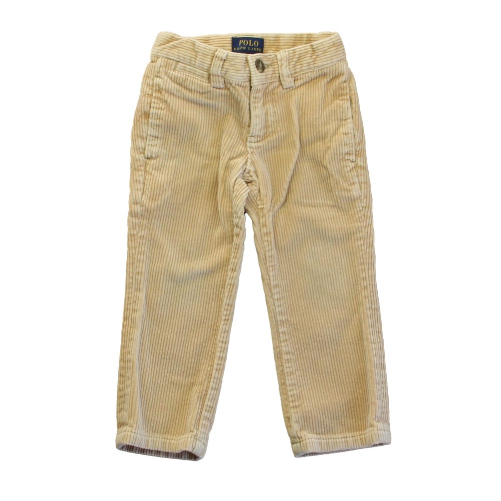 Ralph Lauren Boys Khaki Corduroy Pants 7805825351740
