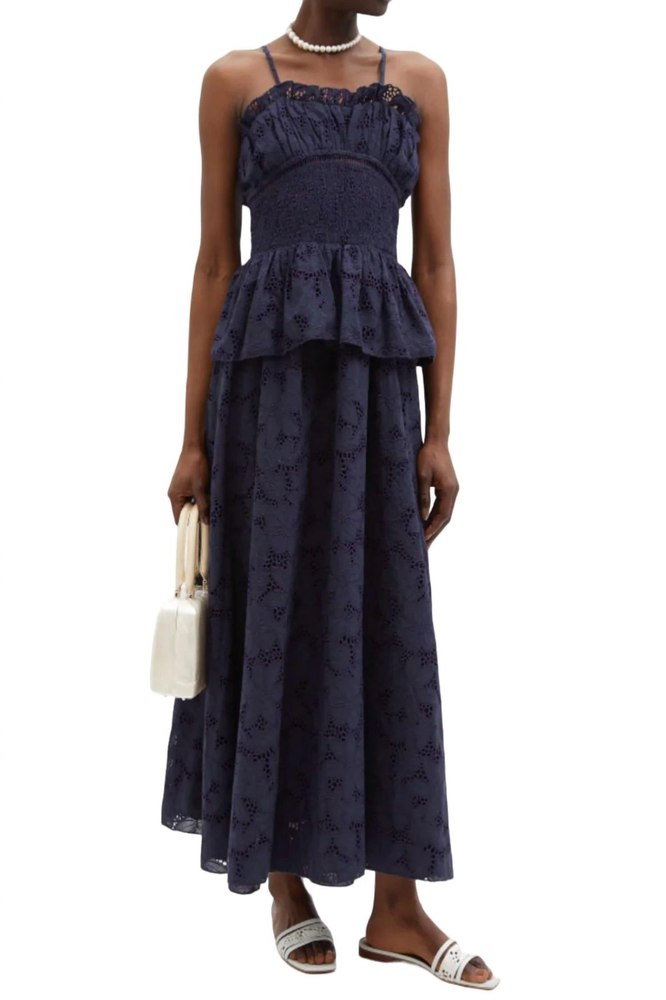 Amara Dress In Navy 7704730959932