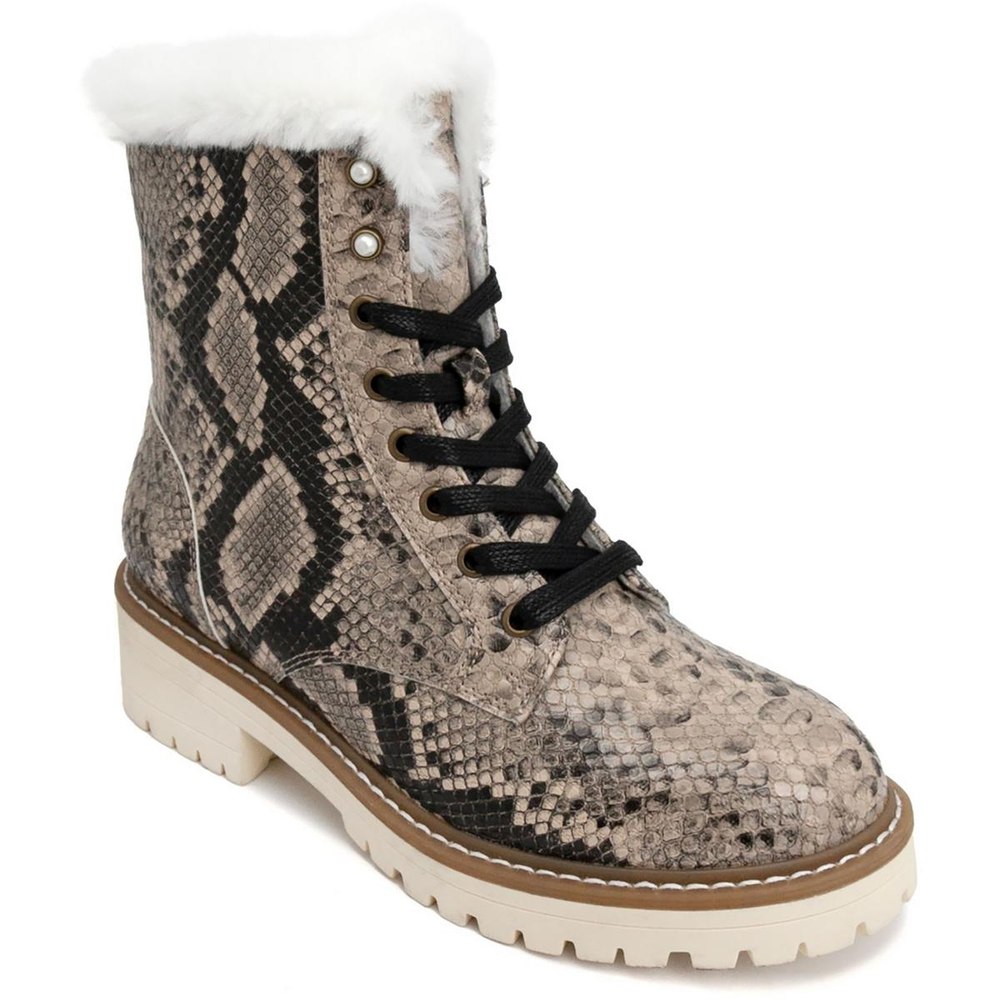 Kaedy 3 Faux Leather Round Toe Winter & Snow Boots