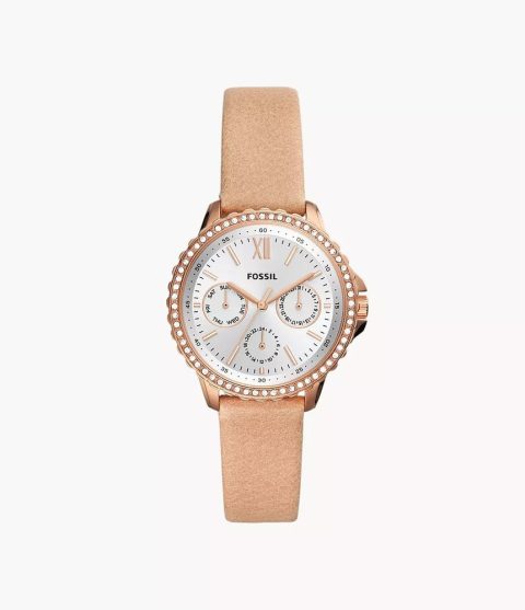 Fossil Women’s Izzy Multifunction, Rose Gold-Tone Stainless Steel Watch 7231015780412