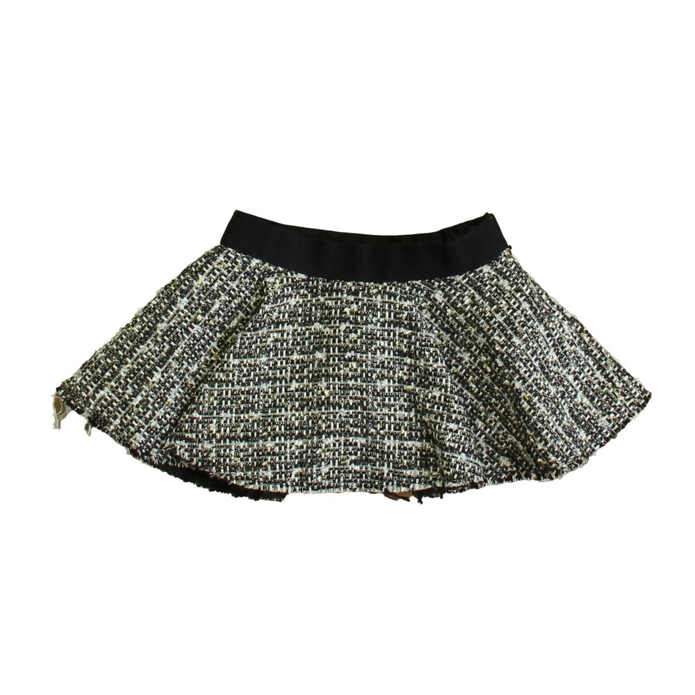 Milly Girls Black | White Skirt 7805826859068