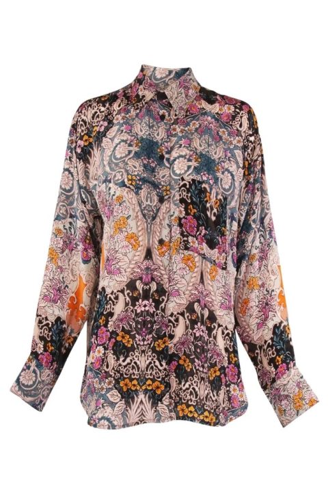 Women’s Besalu Pilar Shirt In Mix 2 Green 7704739741756