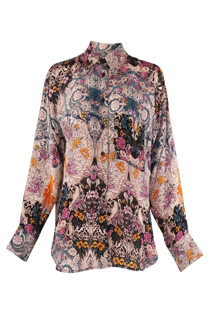 Women’s Besalu Pilar Shirt In Mix 2 Green 7704739741756