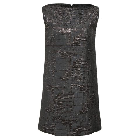 Dsquared2 Mini Embellished Shift Dress in Black Polyester 7833184043068