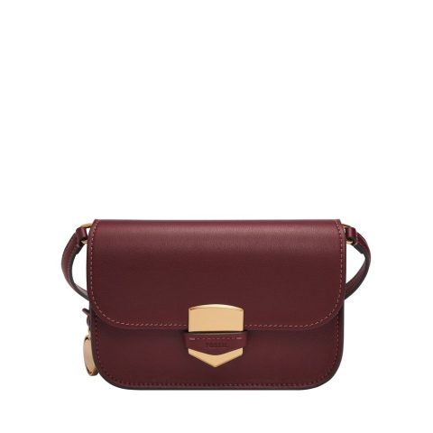Fossil Women’s Lennox Smooth Cowhide Leather Small Flap Crossbody