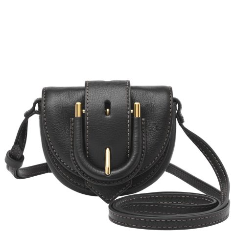 Fossil Women’s Harwell LiteHide Leather Micro Flap Crossbody