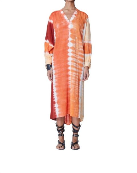 Concordia Lupa Shirt Dress In Mix 1 Orange 7704740954172