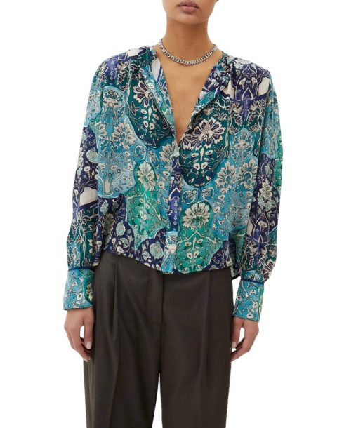 Lugo Mia Shirt In Mix 2 Blue 7704742363196