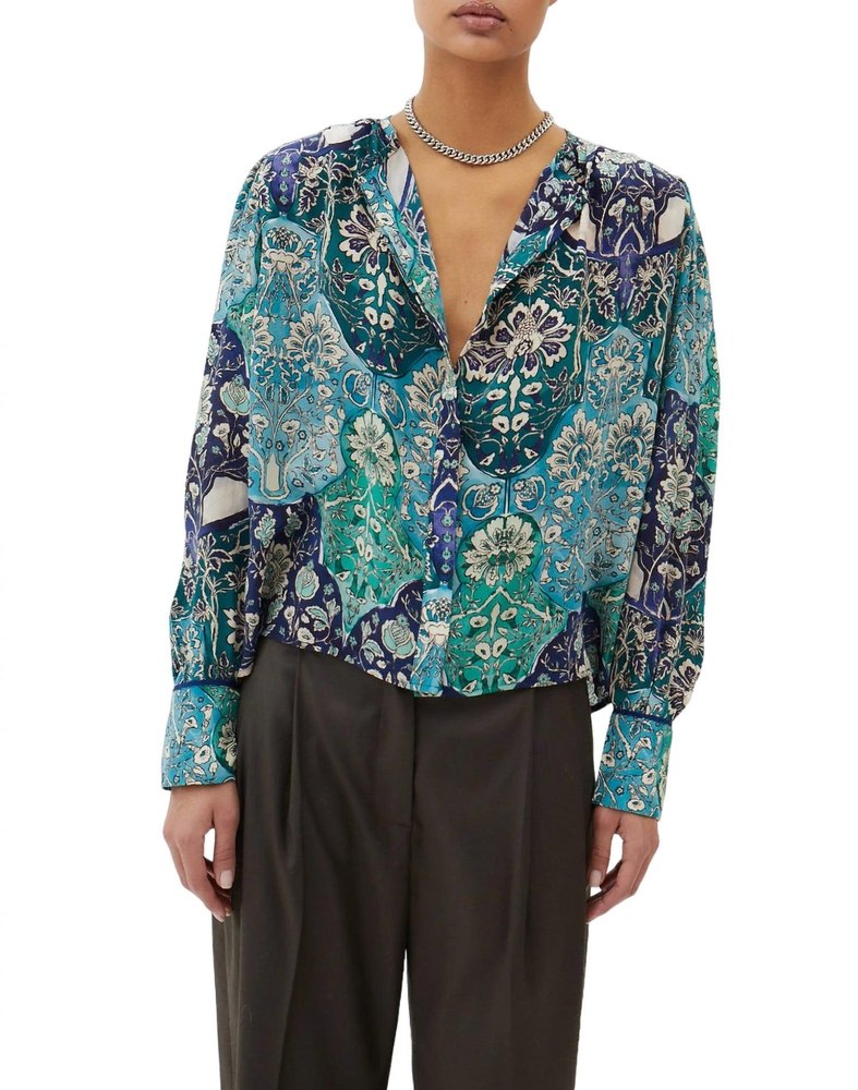 Lugo Mia Shirt In Mix 2 Blue 7704742363196