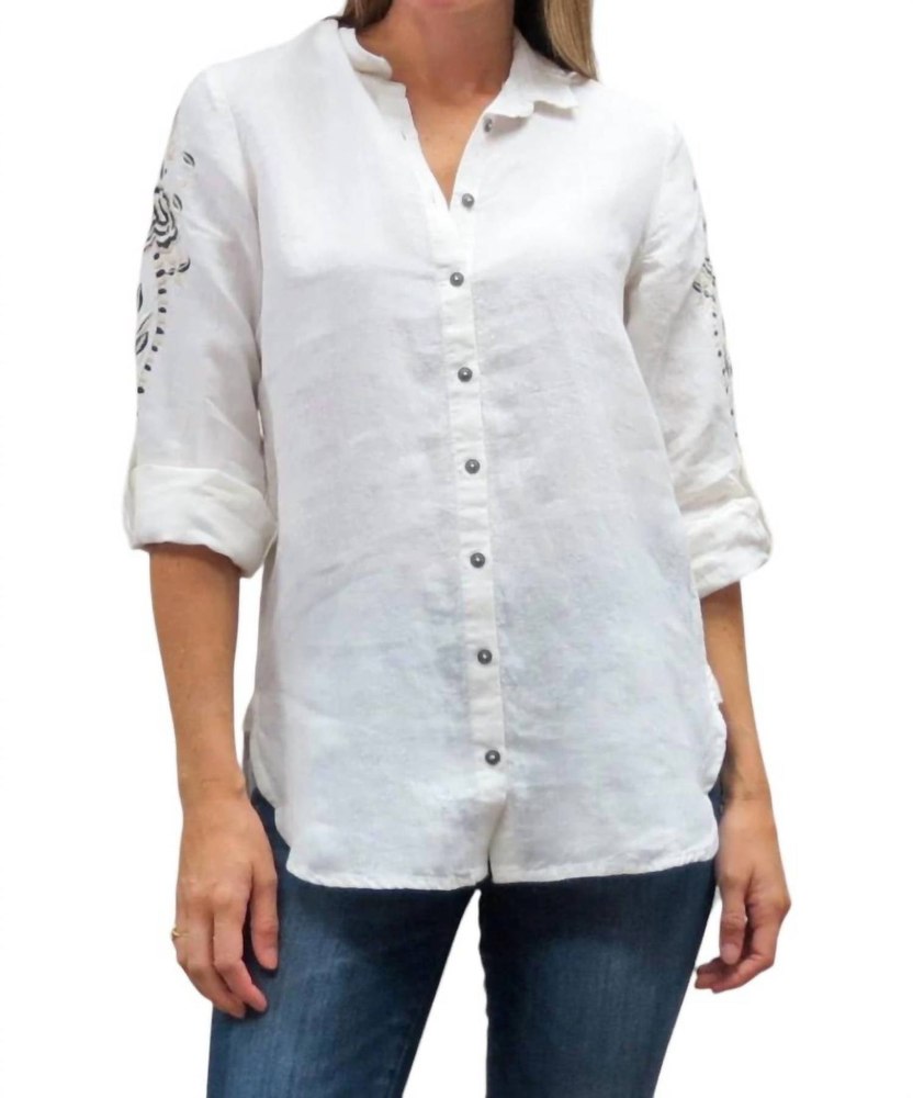 Marguerite Shirt In Bright White 7704742199356