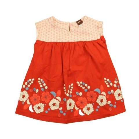 Tea Girls White | Red | Blue Floral Dress 7805827645500