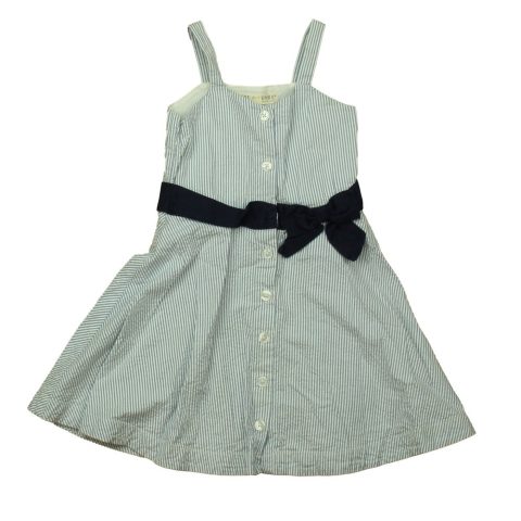 Hope & Henry Girls Blue | White Dress 7805828857916
