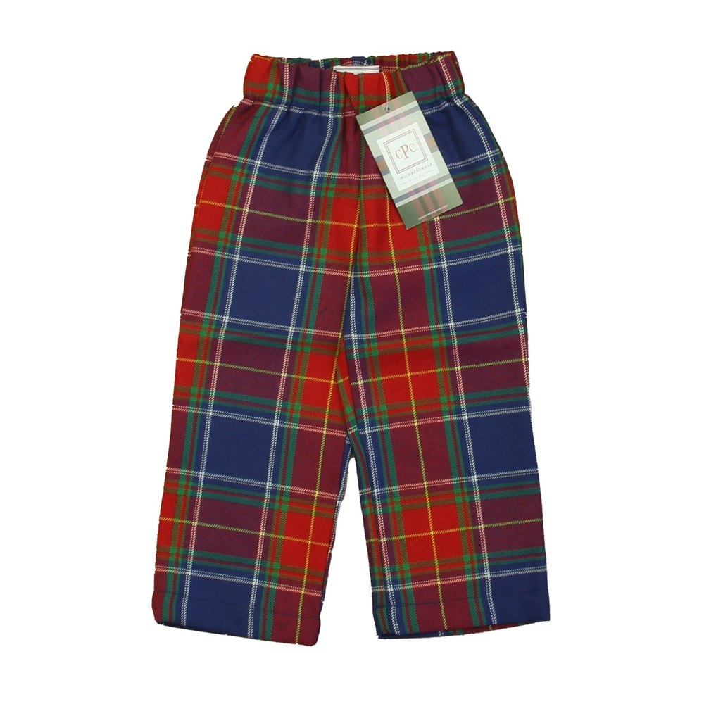 Classic Prep Boys Scottish Tartan Pants Size: 12-24 Months 7805828890684
