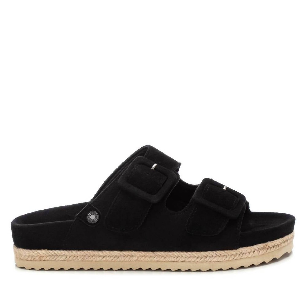 Women’s Flat Sandals In Black 7704746623036