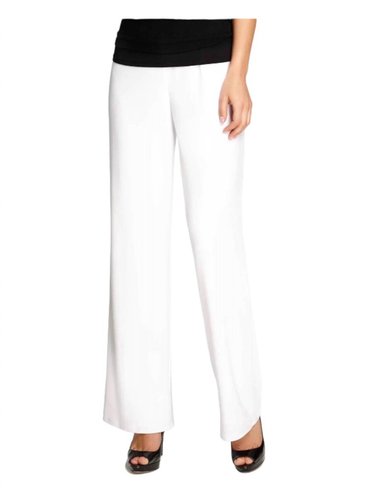 Knit Pants In Off White 7704748130364