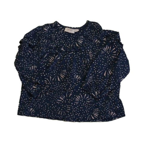 Noa Noa Girls Blue | Pink Long Sleeve Shirt 7805829546044