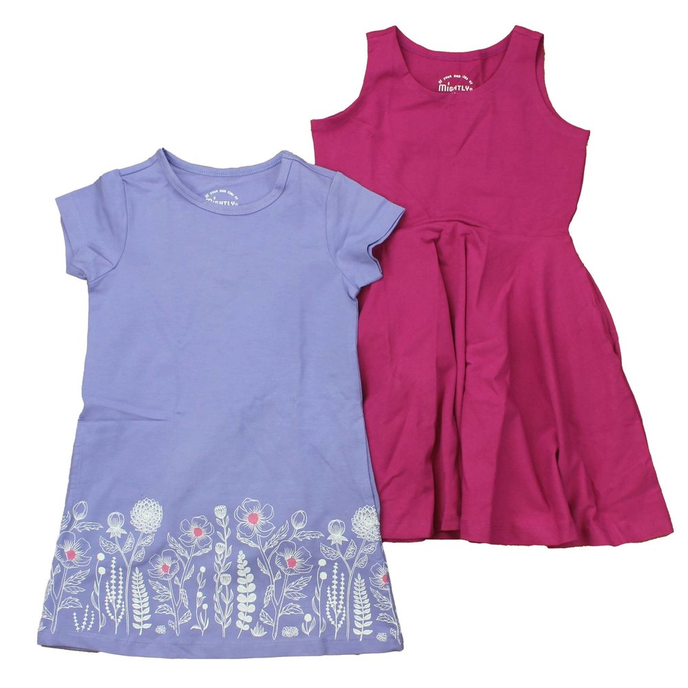 Mightly Girls Fuschia | Purple Dress 7805829316668
