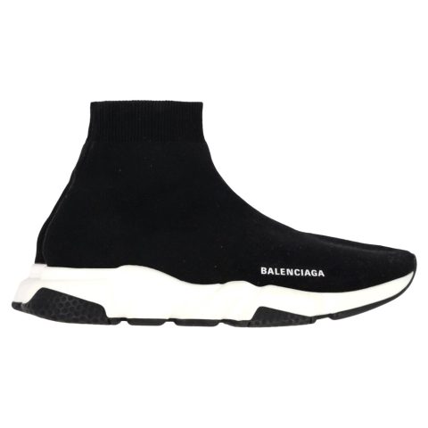 Balenciaga Speed Sneakers in Black Polyester 7833195020348