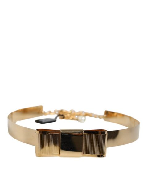 Dolce & Gabbana Brass Adjustable Women Waist Chain Women’s Belt (Pre-Owned) 7833193447484