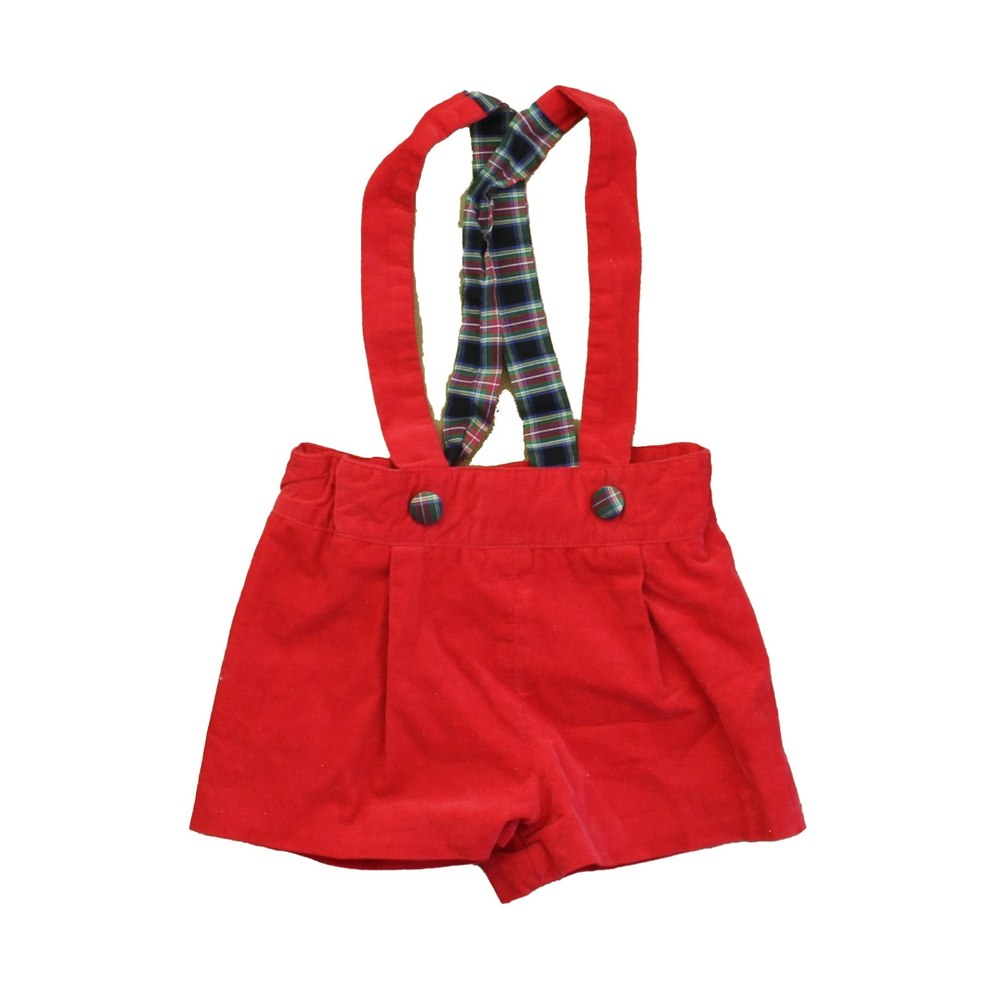 Beaufort Bonnet Company Boys Red | Green | Black Plaid Shorts 7805830823996