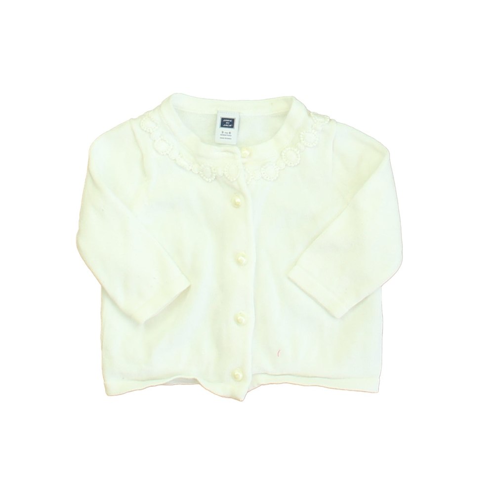 Janie and Jack Girls Ivory Cardigan 7805831446588