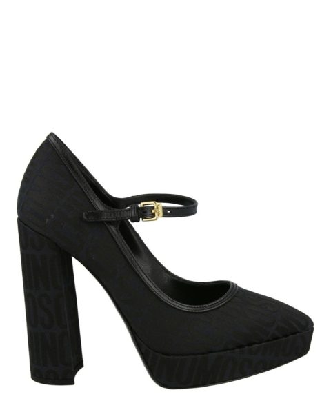 Logo Jacquard Mary Jane Pumps 7704761860156