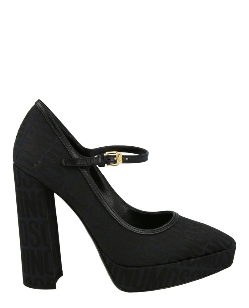 Logo Jacquard Mary Jane Pumps 7704761860156