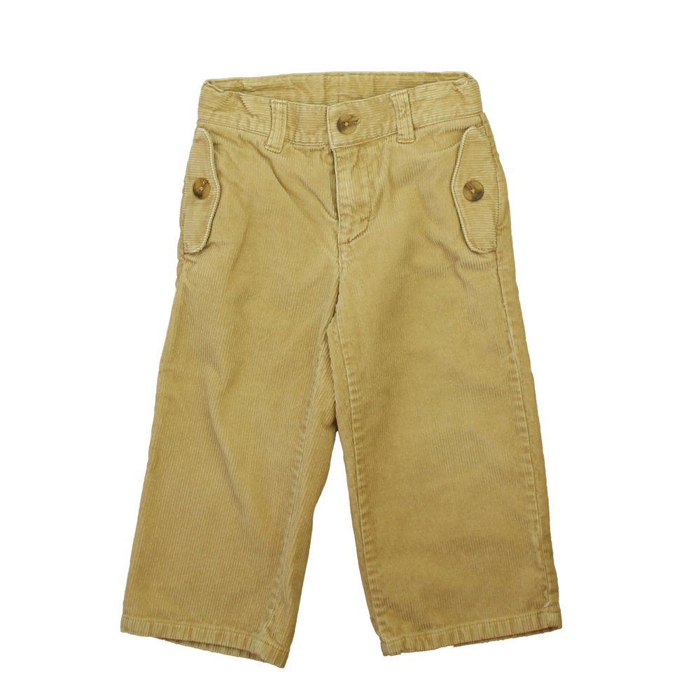Janie and Jack Boys Khaki Corduroy Pants 7805831872572