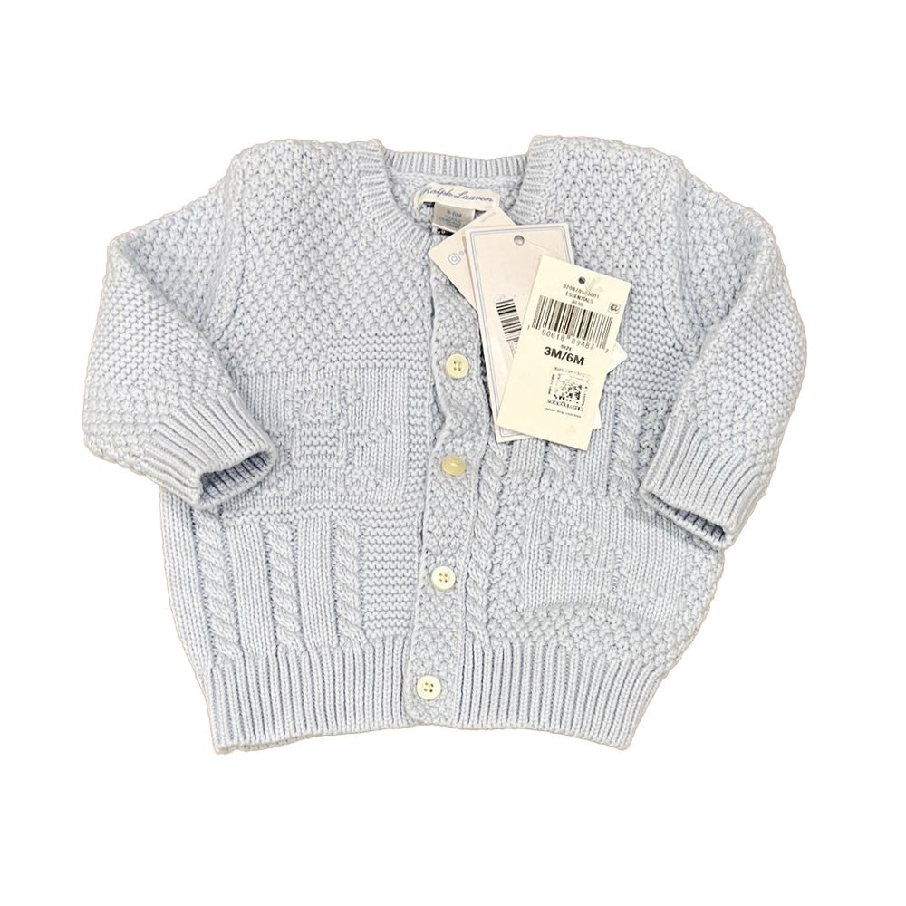 Ralph Lauren Boys Blue Cardigan 7805832691772