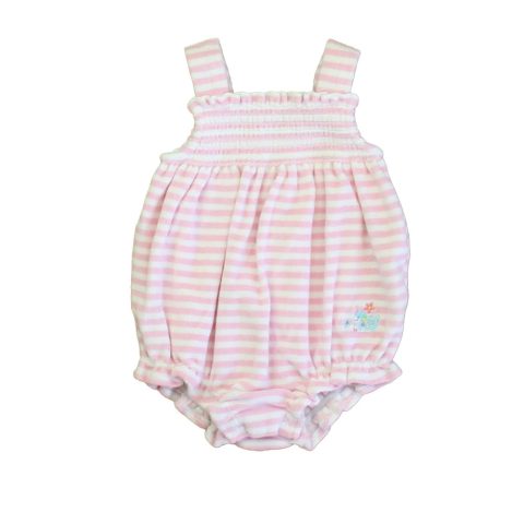 Kissy Kissy Girls Pink | White Romper 7805832790076