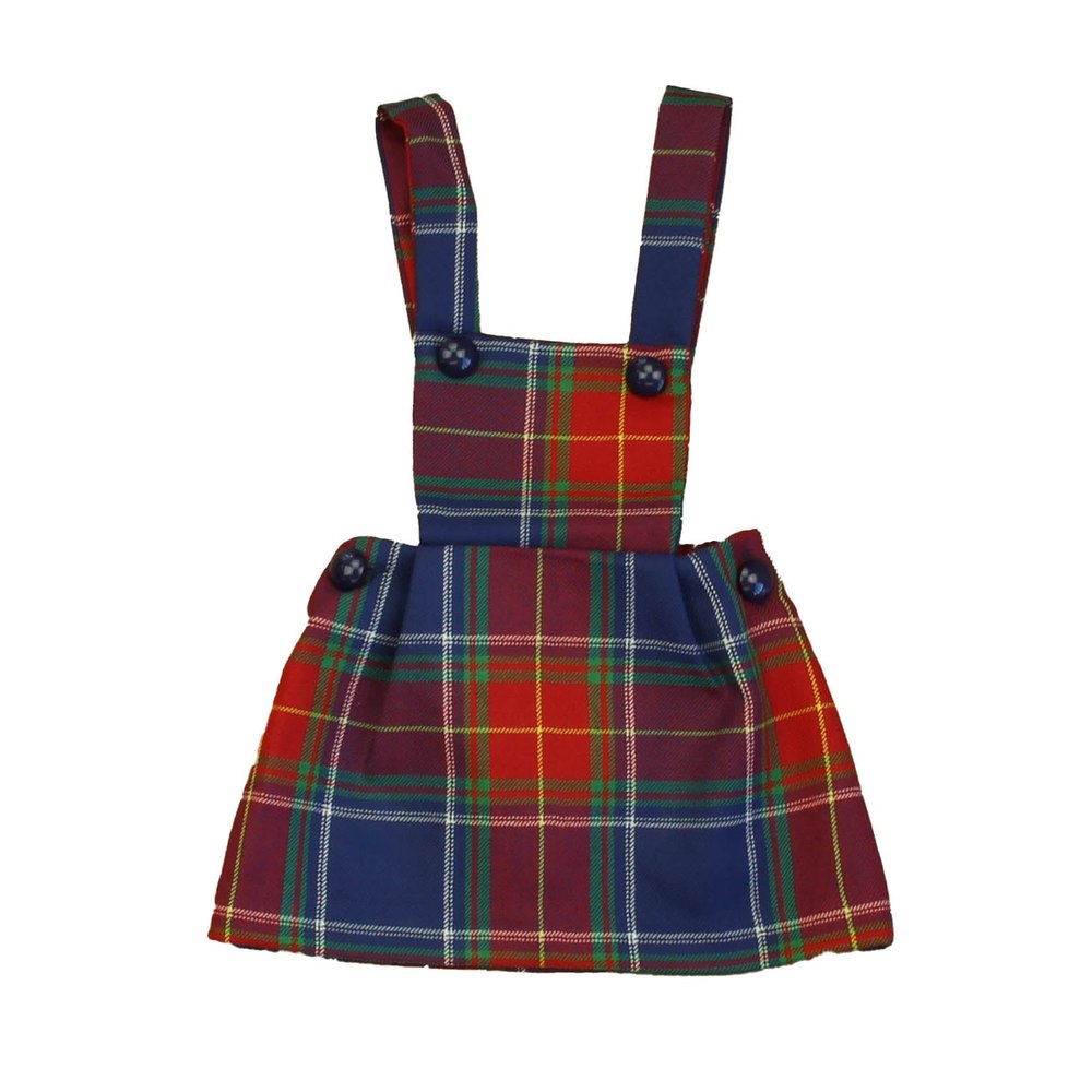 Classic Prep Girls Scottish Tartan Dress 7805832724540