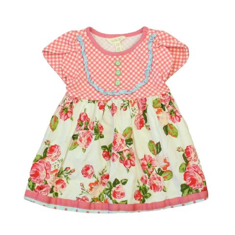 Matilda Jane Girls Pink | White Floral Dress 7805832953916