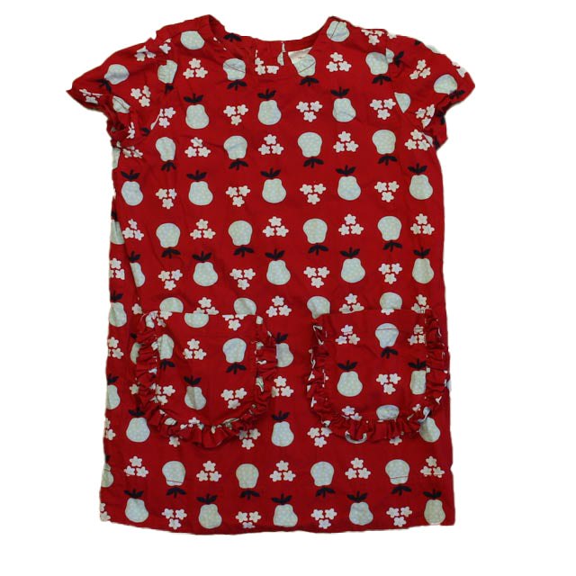 Hanna Andersson Girls Red | Blue Pears Dress 7805833445436