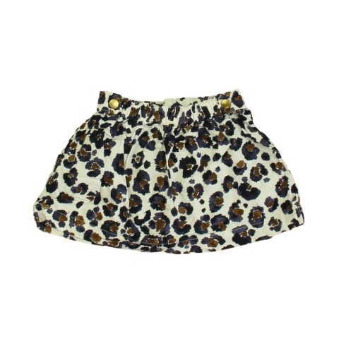 Crewcuts Girls Ivory | Navy | Brown Skirt 7805833773116
