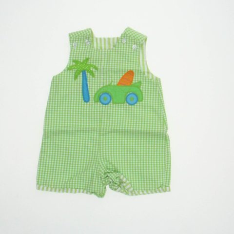 The Bailey Boys Boys Green | Beach Romper * 7805833904188