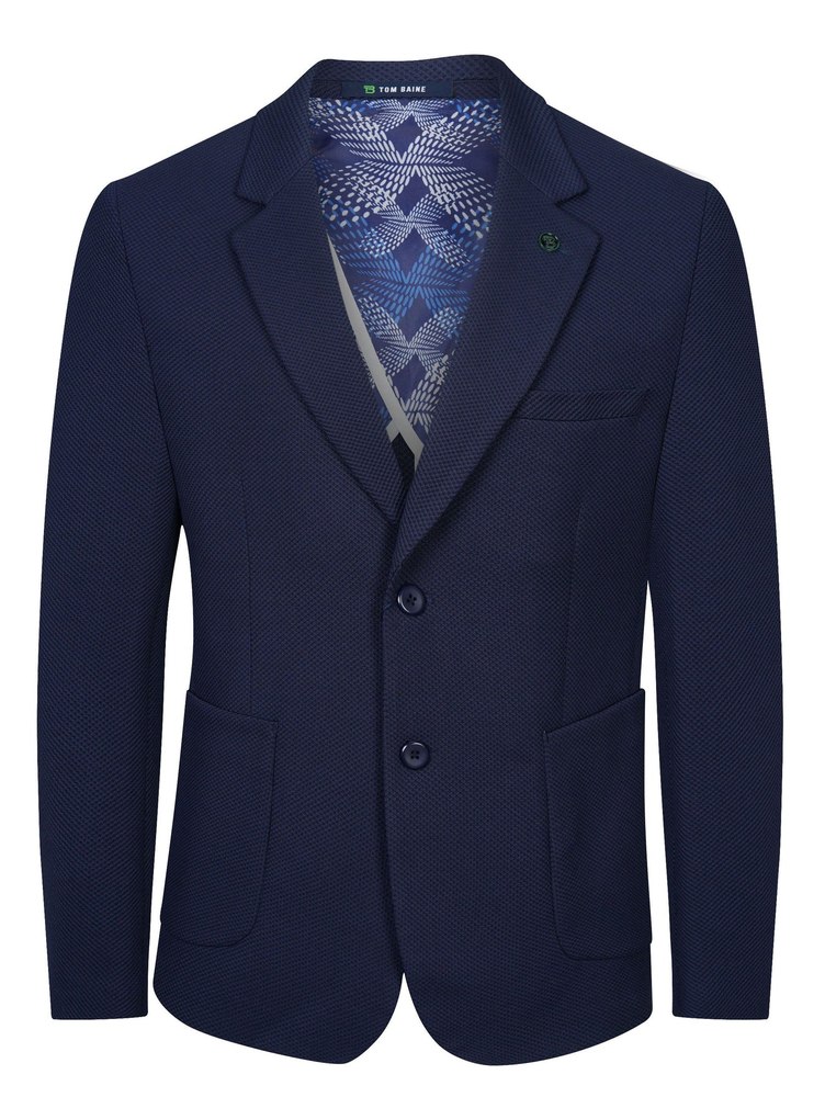 Tom Baine Slim Fit Waffle Performance Stretch Solid Sport Coat 7387839725628