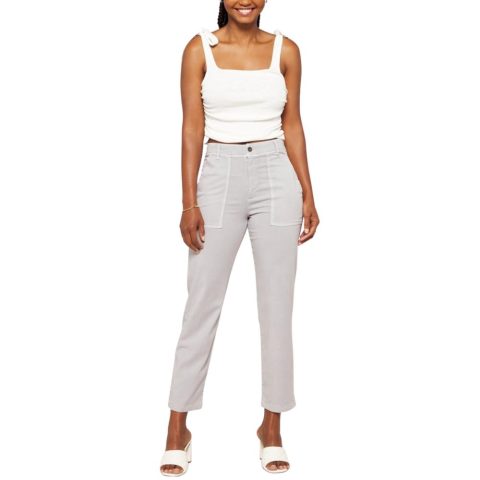 James Patch Pocket Trouser In Grey Mist