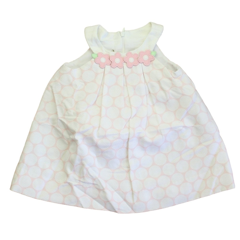 Florence Eiseman Girls White | Pink Dress 7805835083836