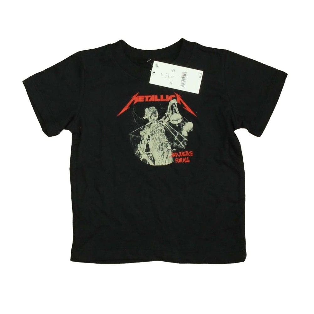 Metallica Boys Black T-Shirt 7805835116604