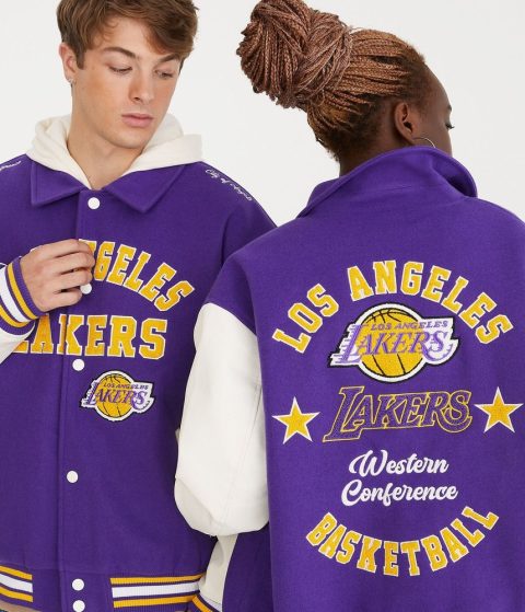 Aeropostale Los Angeles Lakers Bomber Jacket 7833216450620