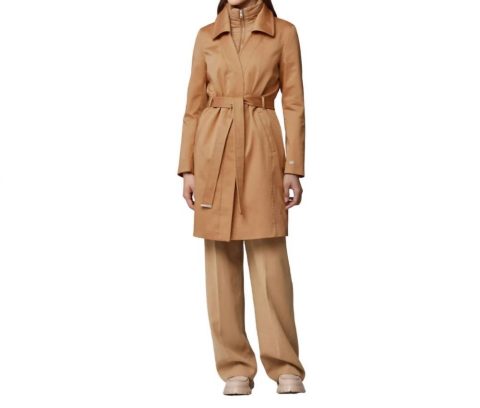 Kelly Trench Coat In Biscuit