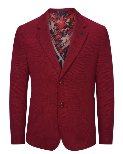 Tom Baine Slim Fit Waffle Performance Stretch Solid Sport Coat 7387849195580
